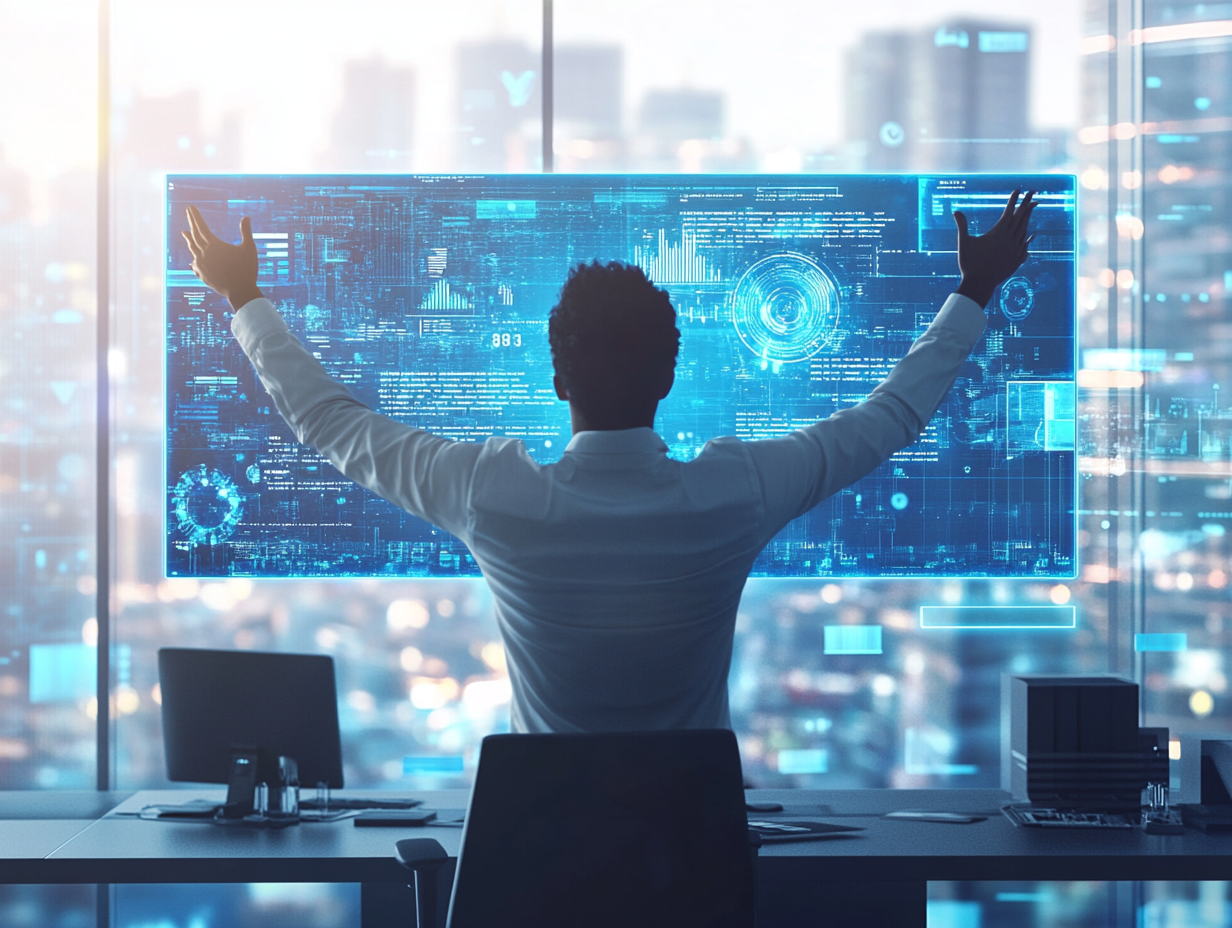 Person, die unseren Kurs besucht hat und sich freut